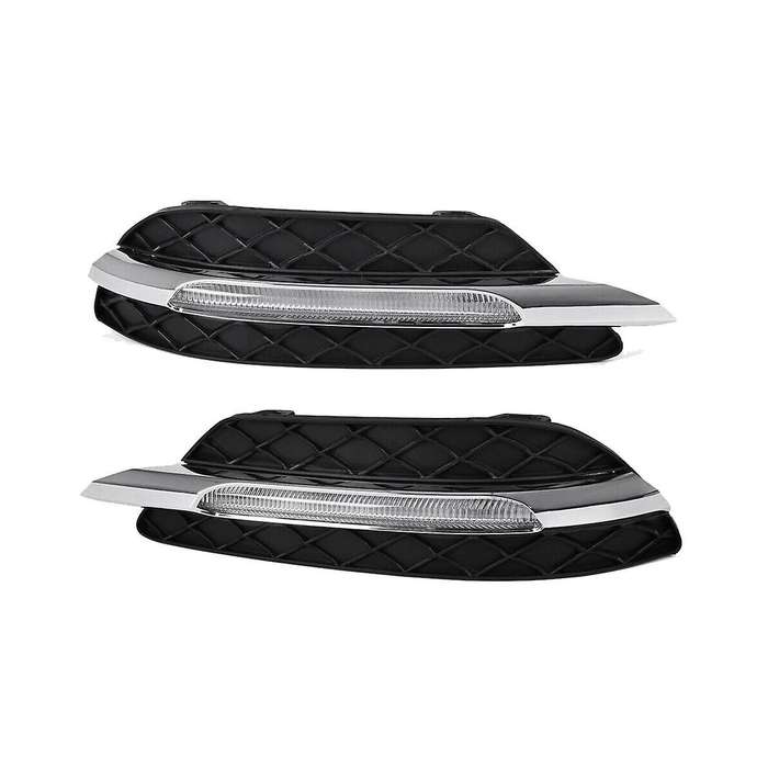 Pair Led Drl Daytime Running Lights Fog Light Lamp Fit for C-class W204 C250 C300 11-13