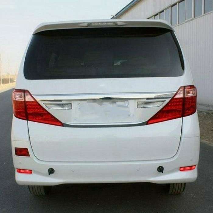 Pair LED Rear Bumper Reflector Light Tail Stop Signal Brake Fog Lamp for 2006-2012 PREVIA Alphard 20