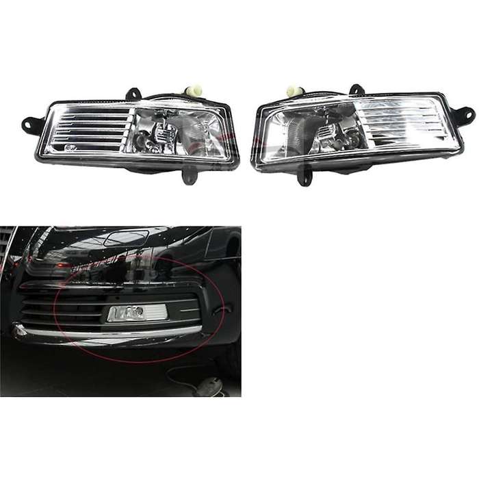 Pair Left + Right Fog Light Driving Light Fog Lamp with Bulb for- A6 C6 A6 2009-2011 4F0941699A