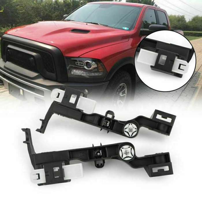 Pair Left Right Front Headlight Lamp Mounting Bracket 68050757AA 68050756AA for Ram 1500 2500 3500