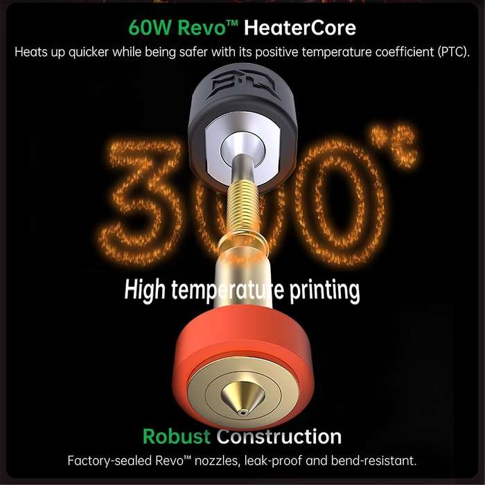 Panda Hotend Plug and Print High Speed High Flow with for E3DOnline Bontech for P1P P1S
