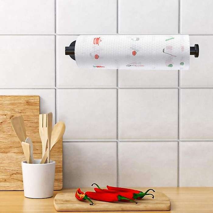 Paper Towel Holder Under Cabinet Paper Towel Rack Stainless Steel Wall Mount Towel Paper Holder For