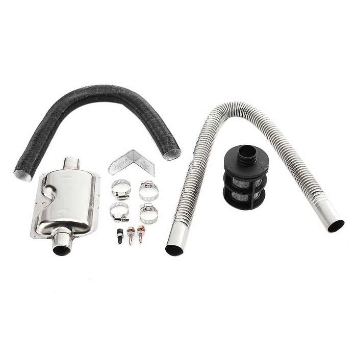 -Parking Heater 24mm Exhaust- 25mm Filter Exhaust Intake Pipe Hose Line for Eberspacher