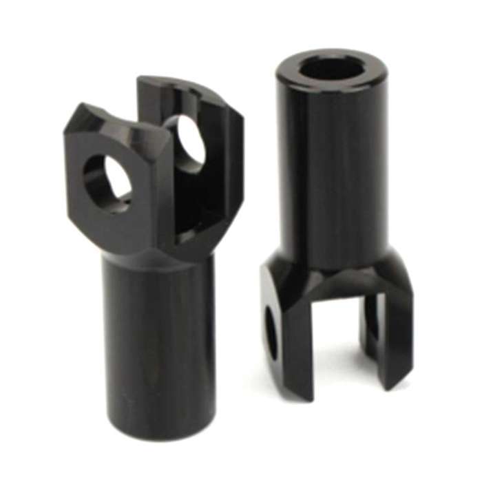 Passenger Foot Pegs Support Mount 2.25 inch Motorcycle Footrest Clevis Kits for Softail 2000-2006 Bl