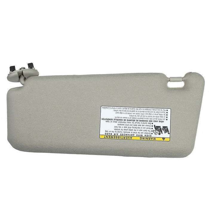 Passenger Side Beige Sun Visor for 2006-2011 without Sunroof 74310-06750-E0 7431006750E0