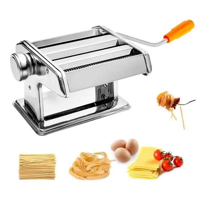 Pasta Press Machine Noodle Maker Split Two-Knife Household Manual Pasta Machine Pressure DIY Noodles