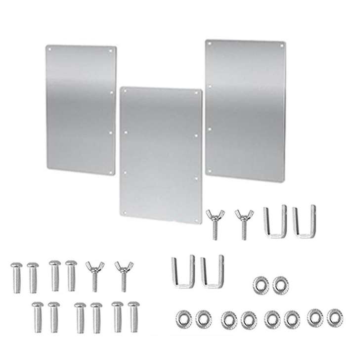 Patio Heater Reflector Shield, Heat Focusing Reflector for Round Natural Gas and Propane Patio Heate