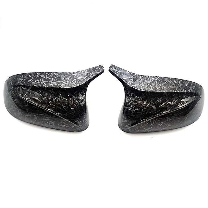 Pattern Ox Horn Side Door Rearview Mirror Cover Cap for X3 X4 X5 G01 G02 G05 Rear View Mirror Cover
