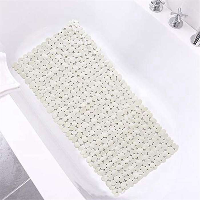 Pebble Bath Mat for Bathtub to Anti- Bathtub Mat In Shower (clear)