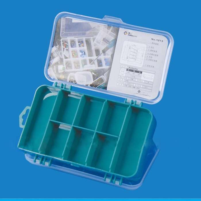 PENGGONG 13 Grids Tool Box Multifunction Case Compatible Small Components