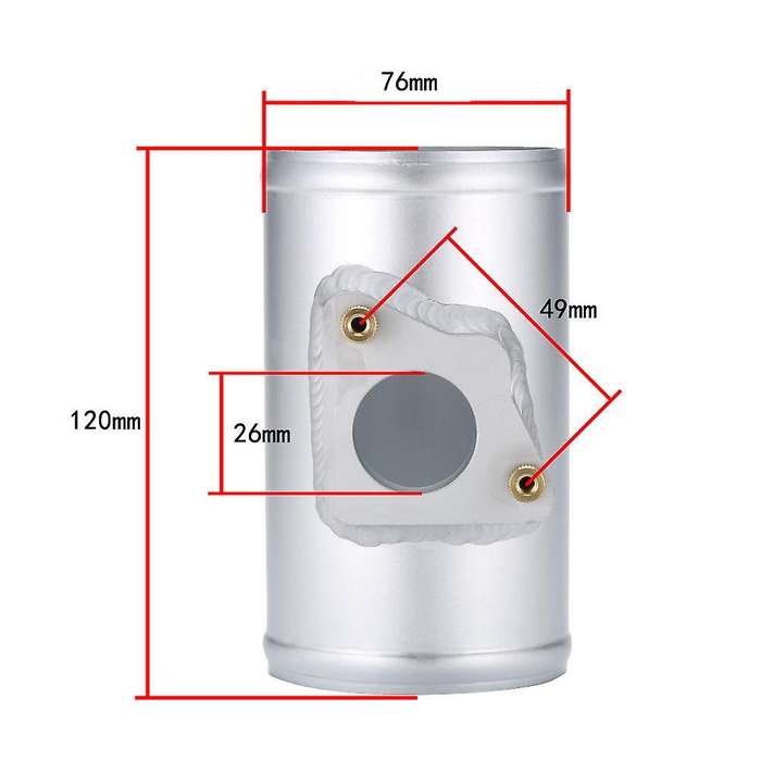 Performance Air Flow Meter 76mm Air Flow Sensor Adapter Fit for for for For