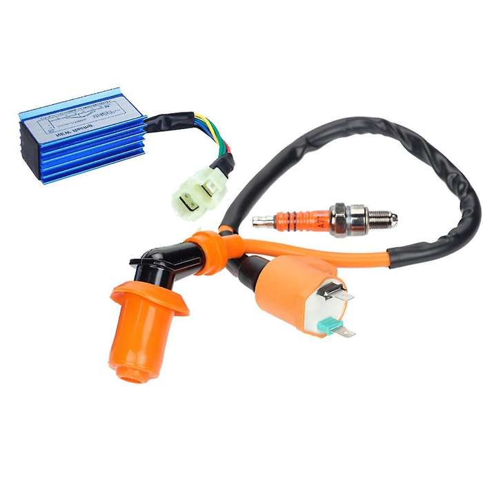 Performance Racing +ignition Coil+spark Plug for Gy6 50cc 125cc 150cc 4-stroke Engines Scooter Atv G