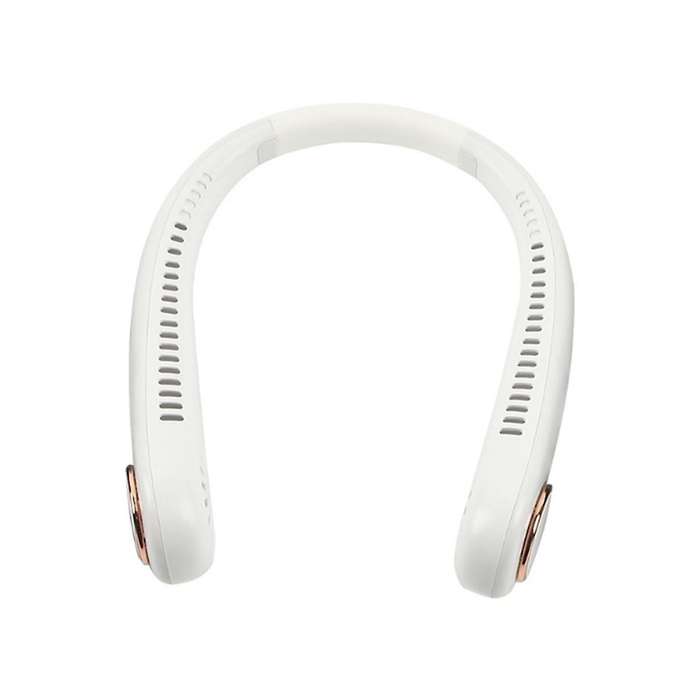 Personal Neck Fans, 3 Levels Portable Neck Fan, Usb Rechargeable Neck Fan Bladeless Neck Fan, White