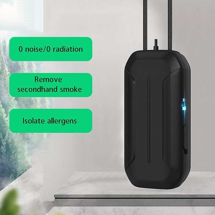 Personal Wearable Mini Portable 580MAh Battery 20 Million Negative Ion Hanging Neck Air Purifier Ca