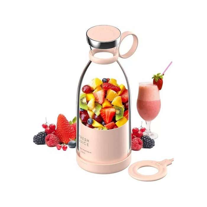 Personal Size Blender, Portable Blender, Battery Powered Usb Blender, with Four Blades, Mini Blende