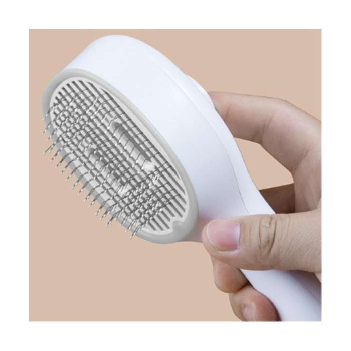 Pet Comb -pet Brush Cleaning Brush for Shedding Dog Cats Grooming Comb Removes Loose Underlayers &