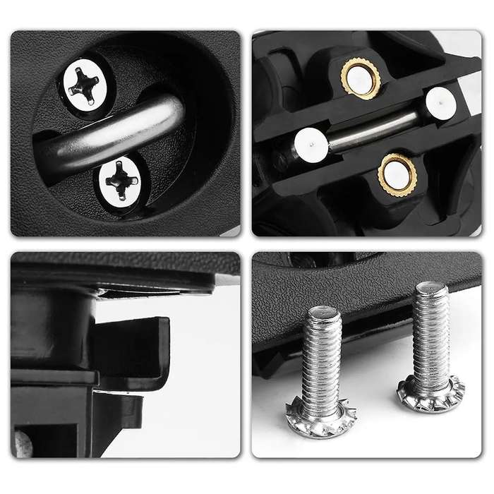 Pickup Truck Retractable Bed Tie Down Anchors for F250 Super Duty 98-14 99-13 RAM 95-08