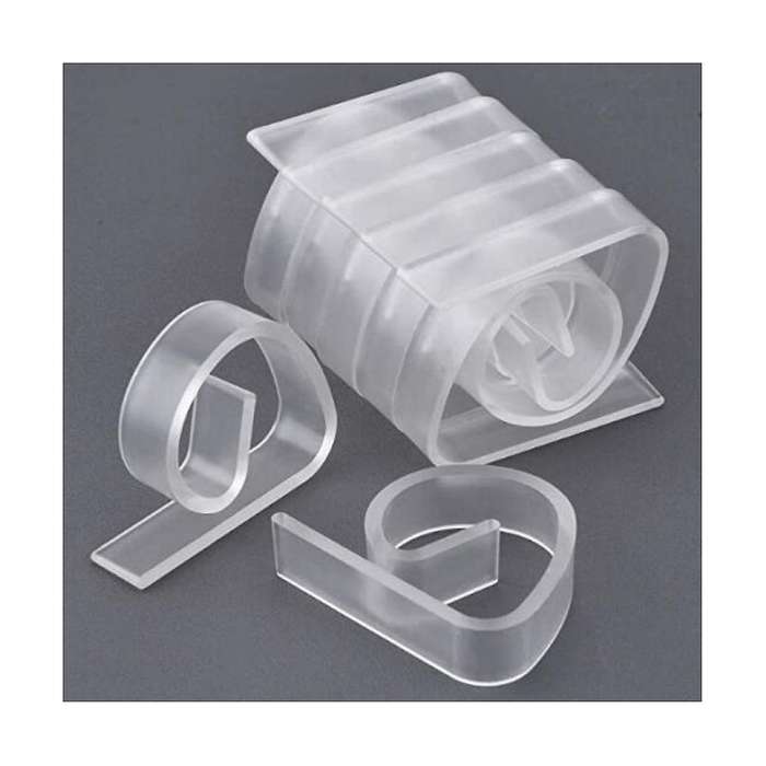 Picnic Tablecloth Clips Plastic Clear Tablecloth Cover Clips, Table Cover Holder for Kitchen Restaur