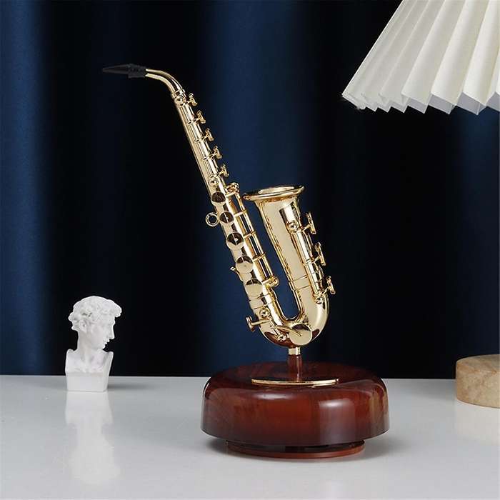 Pipa Classical Instruments Pipa Music Box Home Wine Cabinet Decorations Violin Guitar Octave Box Hom