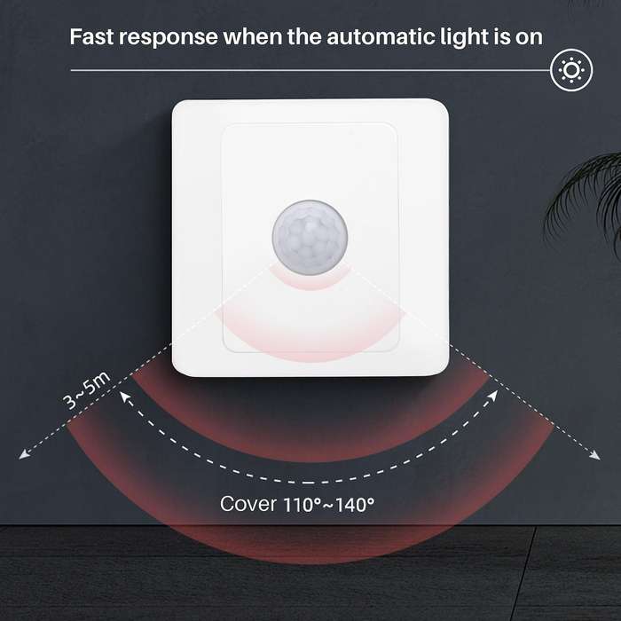 PIR Infrared Motion Sensor Switch 220V Auto Control LED Lamp Lighting Switch Smart Body Induction De