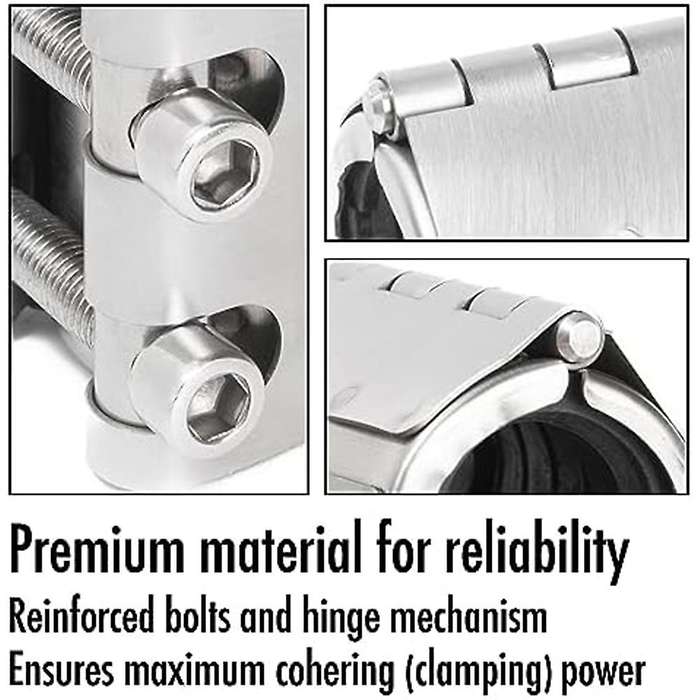 Pipe Repair Clamp for 1 Inch Pipes, Leak Sealer,emergency Pipe Repair Kit for Plastic and Metal Pipe