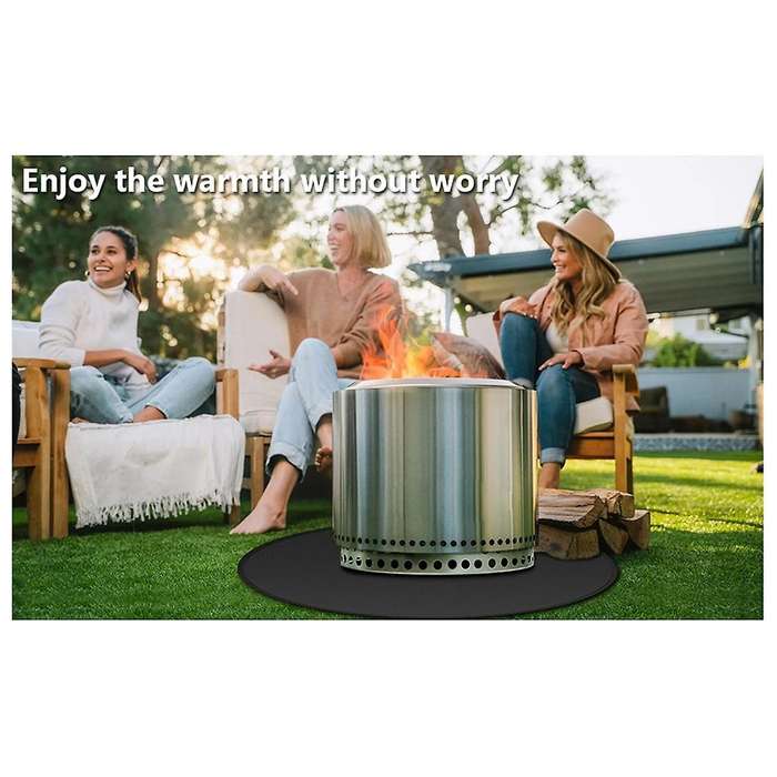 Pit Mat for Bonfire, Oil-Proof Waterproof BBQ Pad for Deck Patio Grass Outdoor Grill Accessories