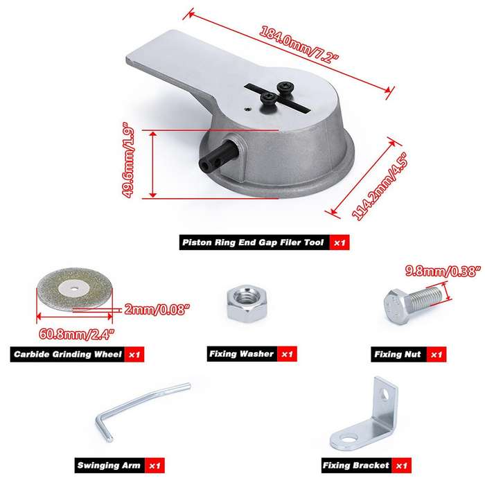 Piston Ring End Space Filer Tool Pistons Rings Accessories Precision Piston Ring Accessories Auto Pa
