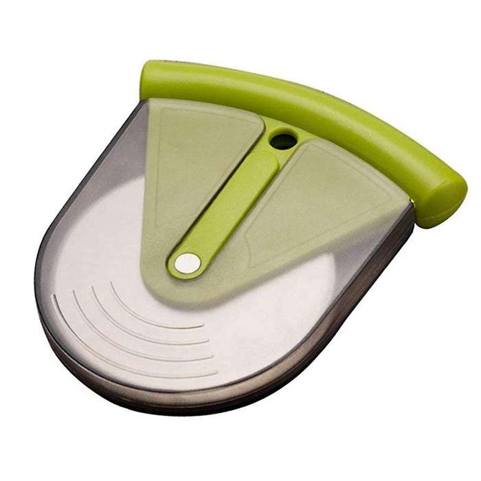 Pizza Cutter Wheel with Protective Guard-Portable Pizza Slicer with Sharp Stainless Steel Blade, Bla