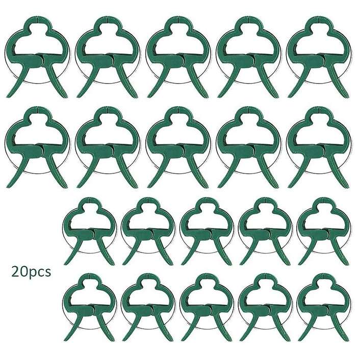 Plant Fixed Clips Reusable Garden Stem Vines Clamps Greenhouse Support Fastener Plant Climbing Wall