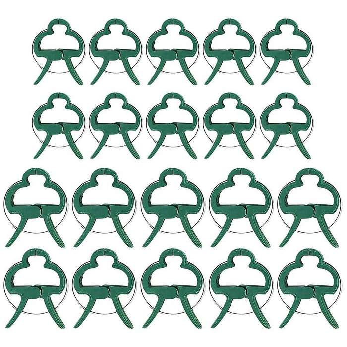 Plant Fixed Clips Reusable Garden Stem Vines Clamps Greenhouse Support Fastener Plant Climbing Wall