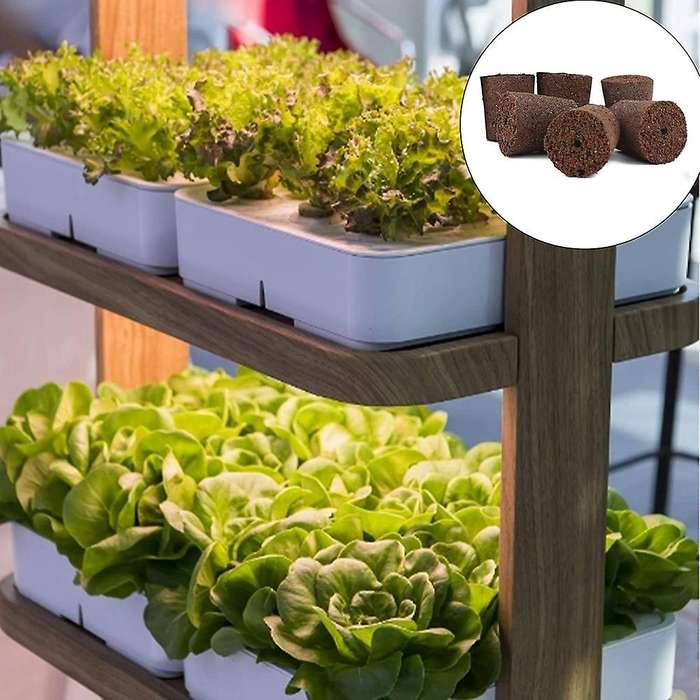Plant Grow Sponges for Garden Hydroponic Indoor Garden Smart Sponge with Nutrients, Replacement Gro