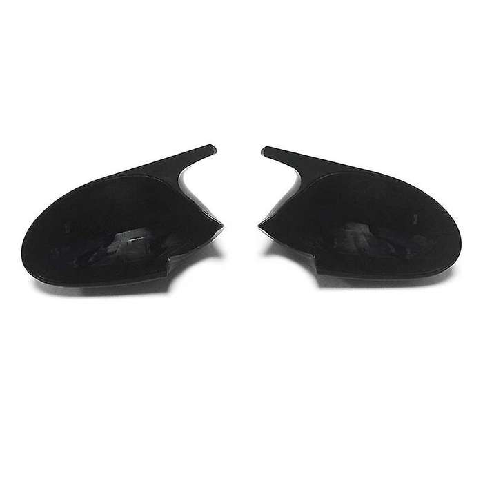 Plain Black M3 Style Rear View Mirror Cap Cover Replacement for 3 Series E90 E91 E92 E93 Facelifted