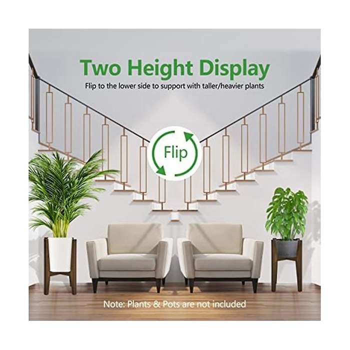 Plant Stand Adjustable Modern Indoor Plants Stands Corner Flower Holder for Indoor Outdoor Fits 18 t
