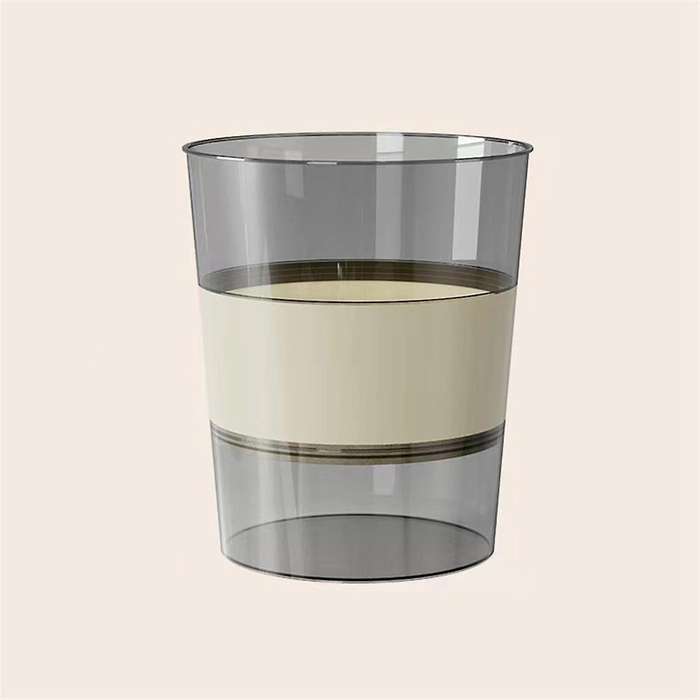 Plastic Small Trash Can Collapsible Portable Garbage Bin Foldable Round Wastebasket,for Bathroom Kit