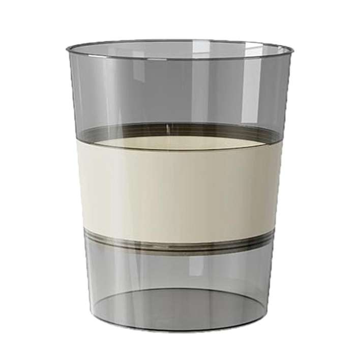Plastic Small Trash Can Collapsible Portable Garbage Bin Foldable Round Wastebasket,for Bathroom Kit