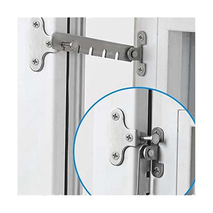 Plastic Steel Aluminum Alloy Child Lock Door Universal Window Windproof Brace Hook Buckle Wind Hook