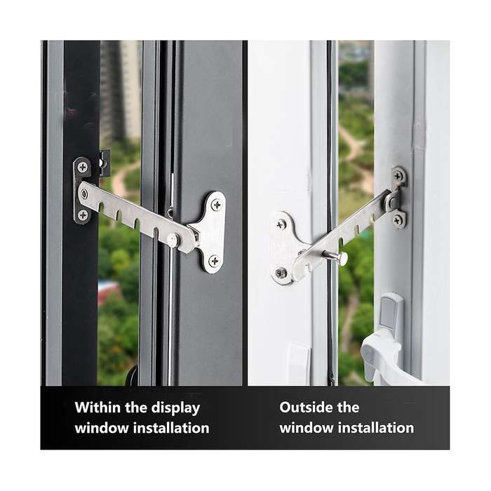 Plastic Steel Aluminum Alloy Child Lock Door Universal Window Windproof Brace Hook Buckle Wind Hook