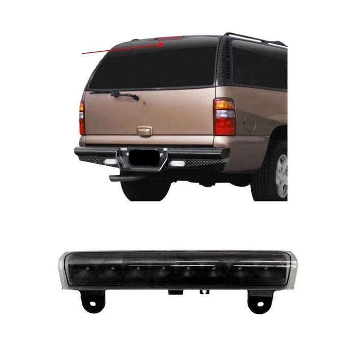 Plating Led Third Brake Light for 2000-2006 High Position Brake Light for 15170955 Black