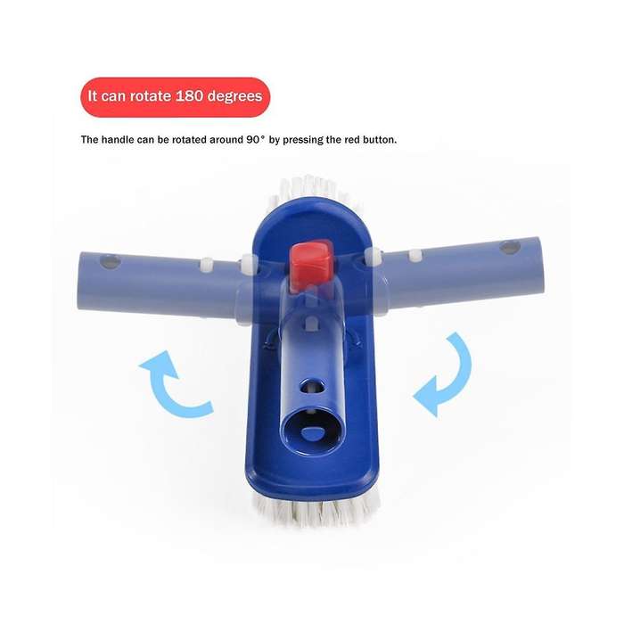 Pool Brush for Step & Corner, Rotatable Hand Scrub Brush, for Pool,spa, Bathroom, Hot Tub, Kitchen
