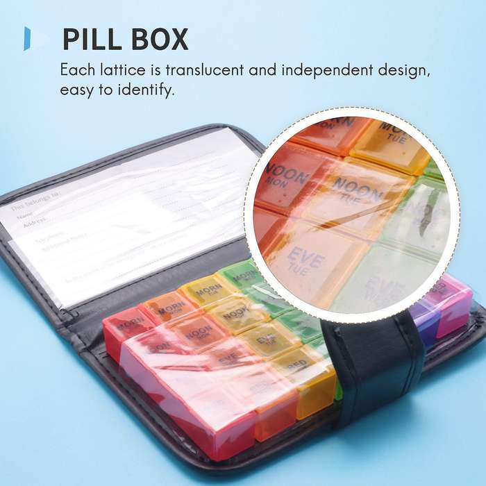 Portable 28 Grids Pills Box Holder Tablet Pill Case Medicine Storage Organizer Healthy Care Tool Rai