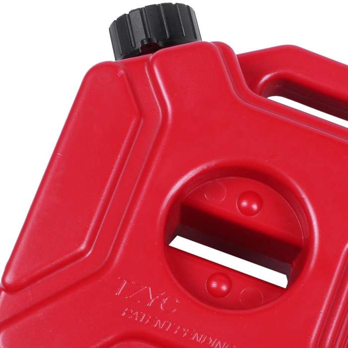 Portable 3L Fuel Tank Red Gas Cans Spare Petrol Plastic Tanks Mount Motorcycle Gasoline Oil Containe