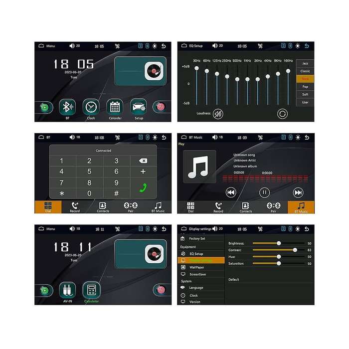 Portable 7Inch Car Radio MP5 Smart Player Wireless CarPlay Android Auto Car Stereo Bluetooth FM Air