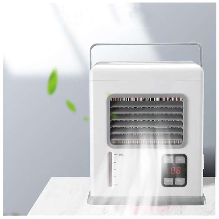 Portable Air Conditioner Fan Cooler, Low Noise Fan, Cooling and Humidification Suitable for Home Off
