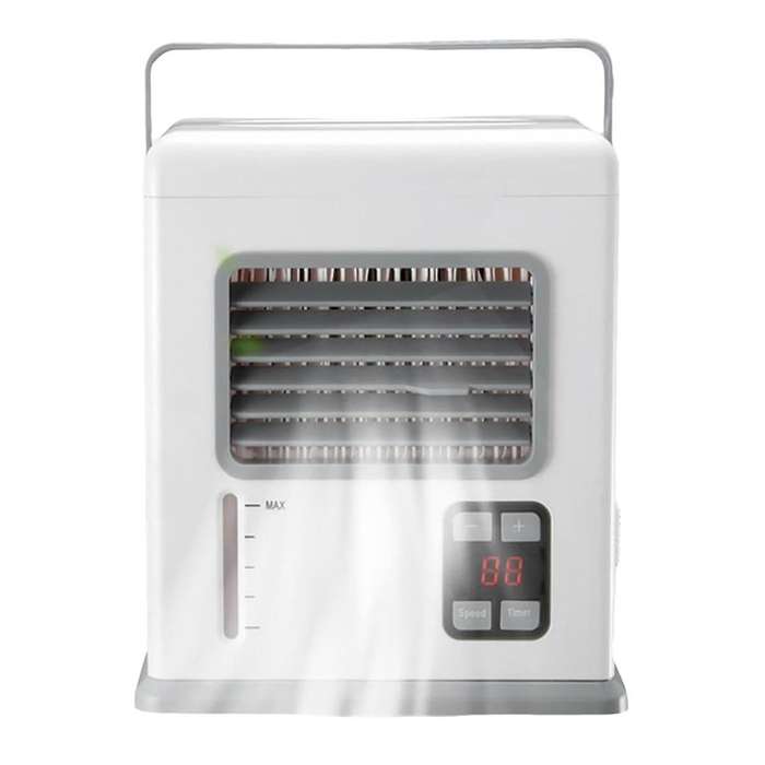Portable Air Conditioner Fan Cooler, Low Noise Fan, Cooling and Humidification Suitable for Home Off