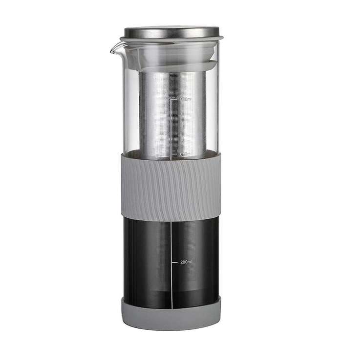 Portable Airtight Cold Brew Iced Coffee Maker Tea Infuser - 800Ml Cold Brew Coffee Kettle Brewing G