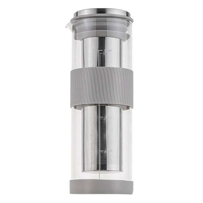 Portable Airtight Cold Brew Iced Coffee Maker Tea Infuser -800ml Cold Brew Coffee Kettle Brewing Gl