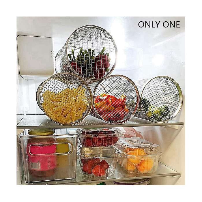 Portable Bbq Basket Stainless Steel Barbecue Basket Tools Mesh