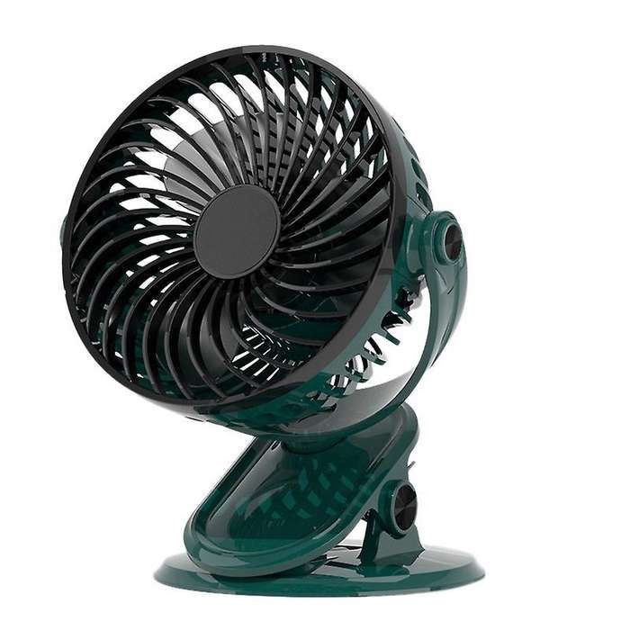 Portable Clip on Fan Wireless Battery Operated Mini 3 Speeds 360Adjustable USB Fans for Car Baby Str