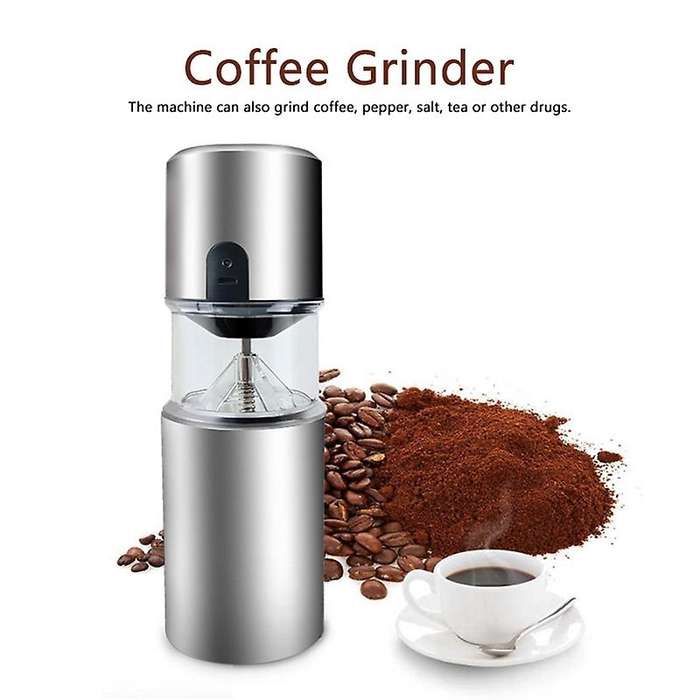 Portable Coffee Maker with Grinder and Filter, USB Rechargeable Electric Coffee Maker Machine