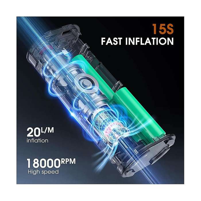 Portable Electrical Air Pump LED Digital Display Wireless Car Air Compressor for Car Motorcycle Bik